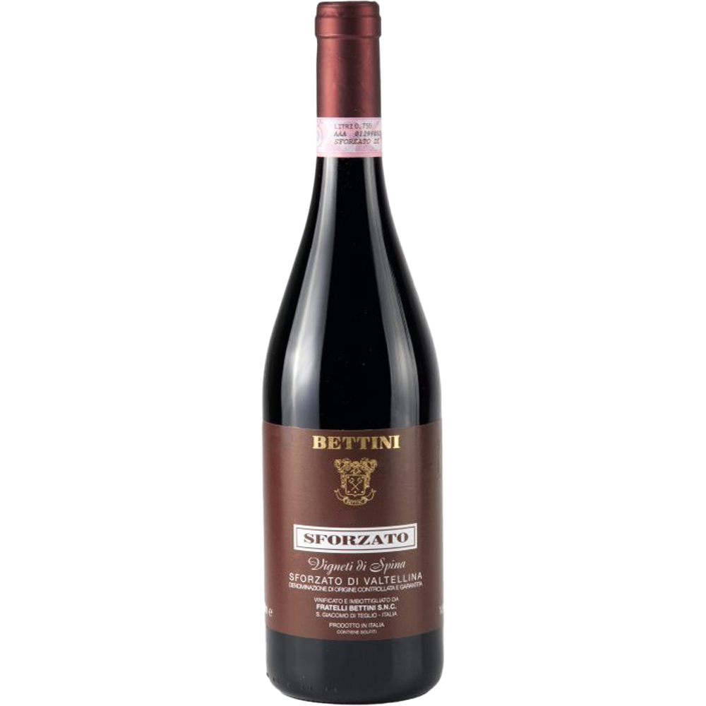 Bettini Fruttaio di Spina Sforzato di Valtellina Docg Vino Rosso Bt. Cl.75